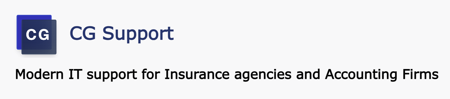 CG Support | Managed IT for Insurance & Accounting Firms
